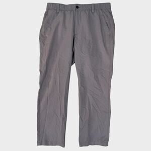 Under Armour Gray Mens Pants Loose 38 x 32